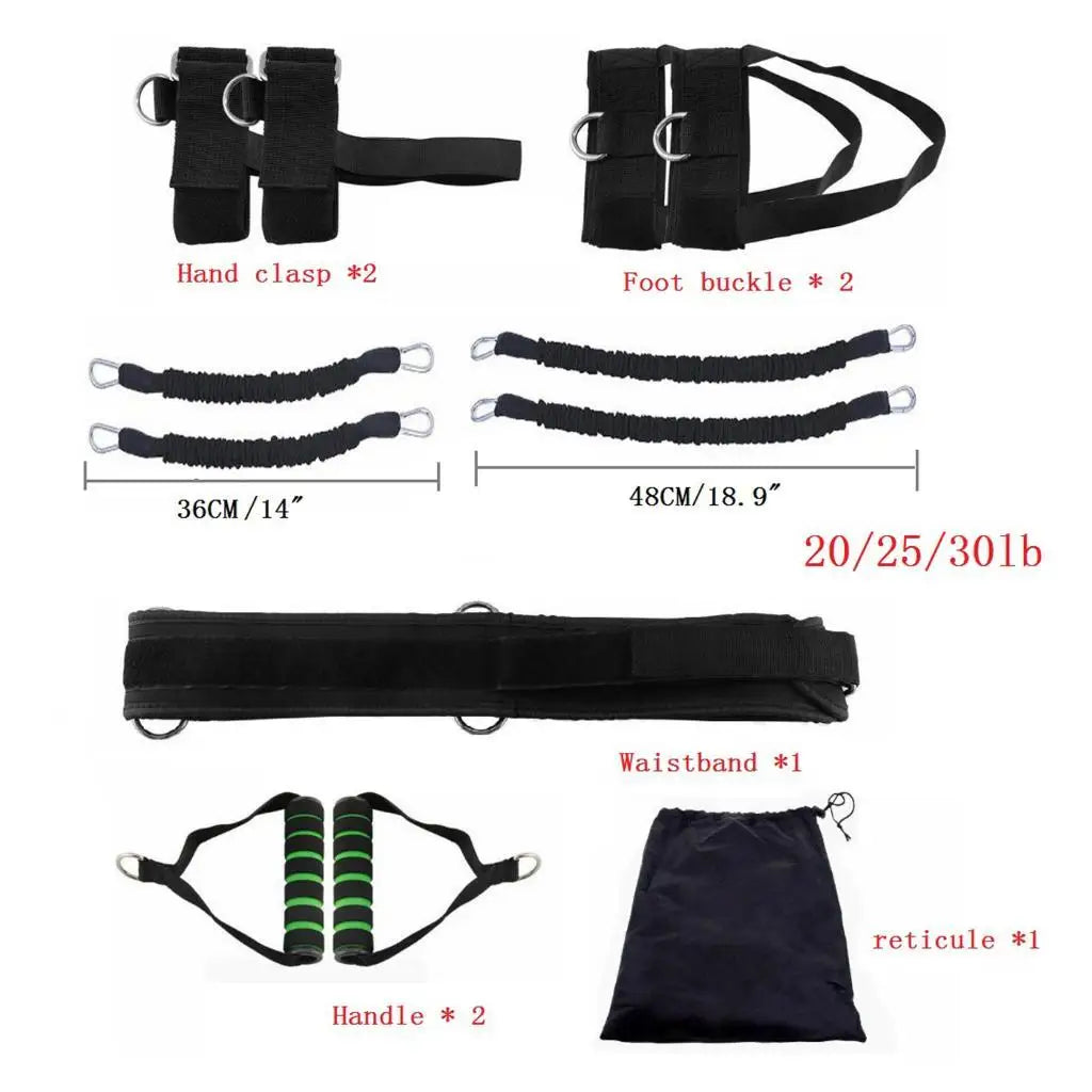 Sangle d'entraînement pour la vitesse, la force et l'agilité des bras et des jambes, bandes de résistance pour l'entraînement de boxe, football, basketball et taekwondo