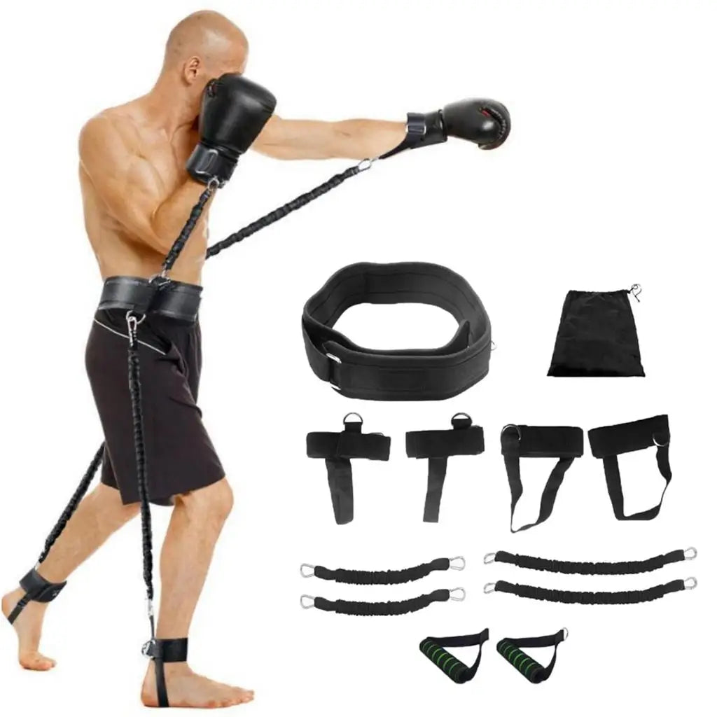 Sangle d'entraînement pour la vitesse, la force et l'agilité des bras et des jambes, bandes de résistance pour l'entraînement de boxe, football, basketball et taekwondo