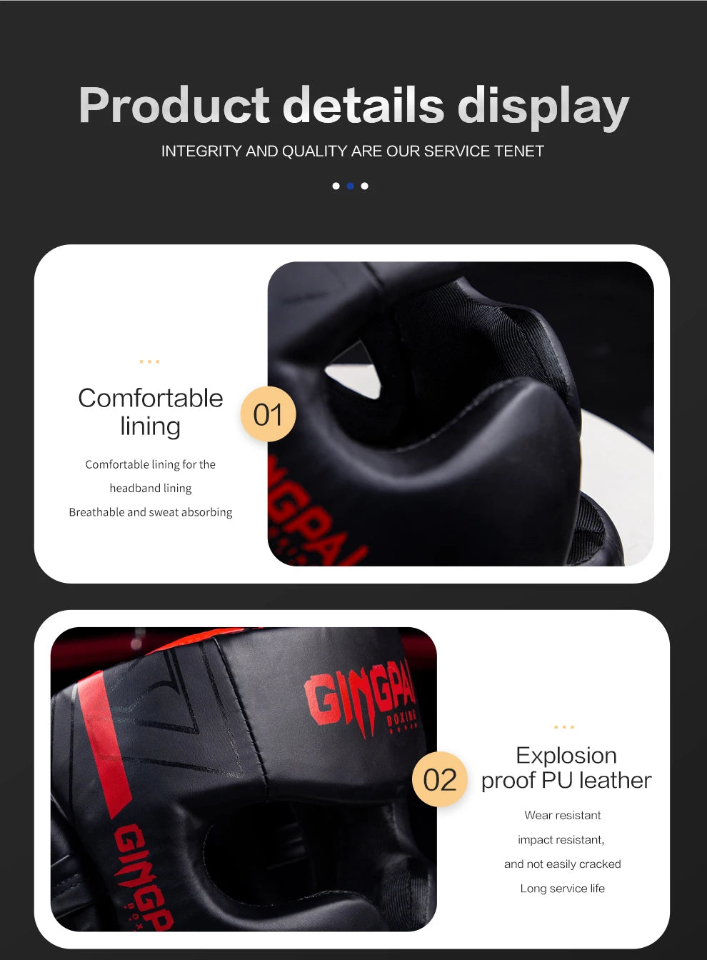 Casque de boxe, équipement de protection pour l'entraînement des adultes et des enfants, pour le kickboxing, le combat thaï et le MMA.
