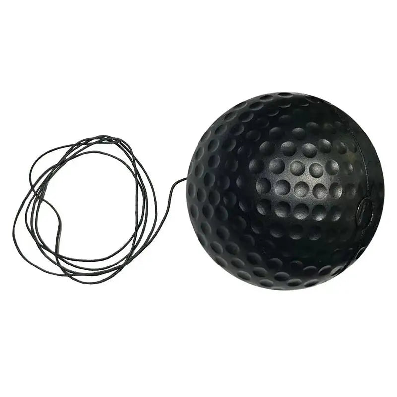Bandeau élastique et ballon lumineux noir pour la boxe, ballon de vitesse pour adultes et enfants, ballons de réaction et de rebond pour le sport