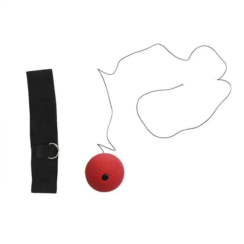Bandeau élastique et ballon lumineux noir pour la boxe, ballon de vitesse pour adultes et enfants, ballons de réaction et de rebond pour le sport