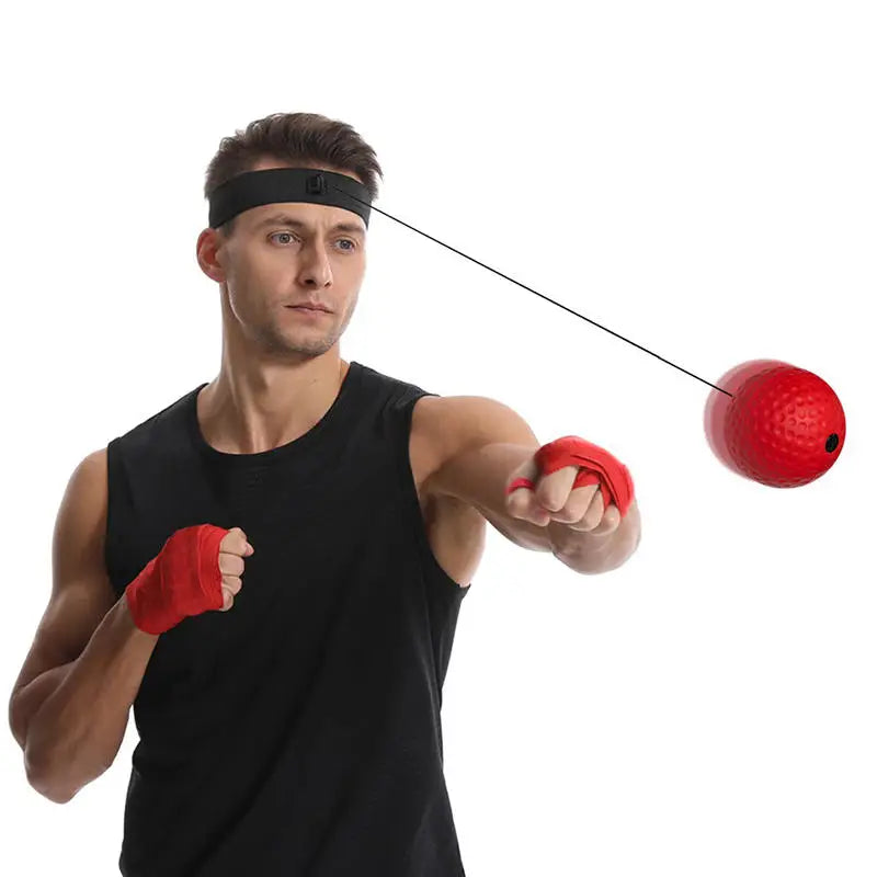 Elastic Headband and Black Light Ball Headband Style Boxing Speed Ball For Adult Children's Sports Rebound Reaction Balls