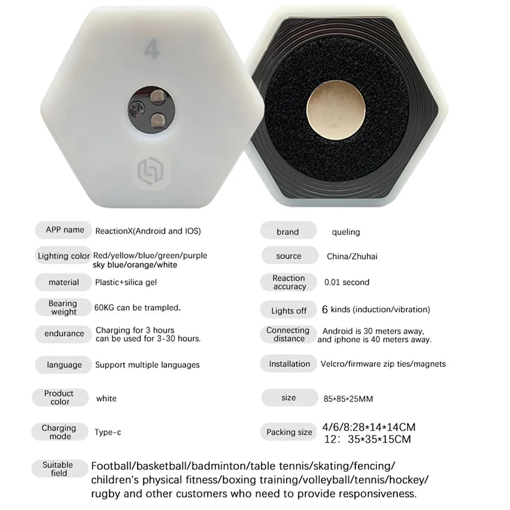 Basketball, Football, Tennis, Agile Response Training PRO 2 Light Training App, Accurately Improving Reaction Speed