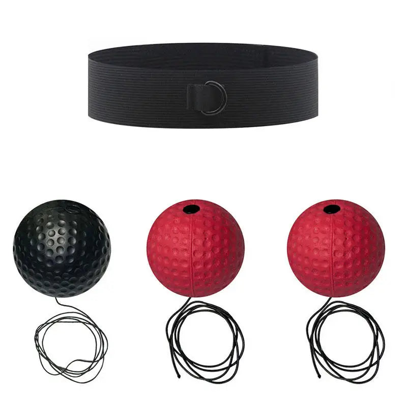 Elastic Headband and Black Light Ball Headband Style Boxing Speed Ball For Adult Children's Sports Rebound Reaction Balls